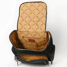 Load image into Gallery viewer, Black Stallion Suede Leather Backpack