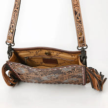 Load image into Gallery viewer, Maverick Hand Tooled Leather Crossbody Purse