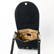 Load image into Gallery viewer, The Faith Suede Boot Stitch Crossbody Purse