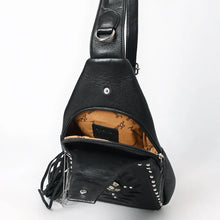 Load image into Gallery viewer, Nightshade Leather Sling Bag