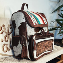 Load image into Gallery viewer, Ira Creek Western Leather Backpack