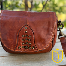 Load image into Gallery viewer, Potenza Italian Leather Crossbody Purse