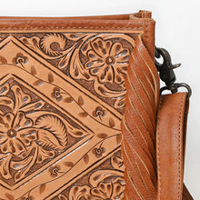 Load image into Gallery viewer, Juniper Hand Tooled Leather Crossbody Purse