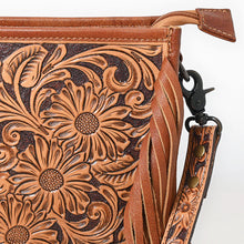 Load image into Gallery viewer, Gardendale Hand Tooled Leather Crossbody Purse