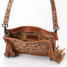 Load image into Gallery viewer, Gardendale Hand Tooled Leather Crossbody Purse