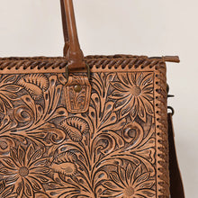 Load image into Gallery viewer, Old West Hand Tooled Leather Shoulder Bag