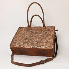 Load image into Gallery viewer, Old West Hand Tooled Leather Shoulder Bag