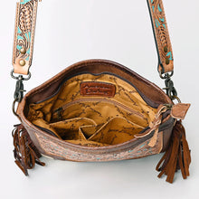 Load image into Gallery viewer, Cleo Springs Hand Tooled Leather Crossbody Purse