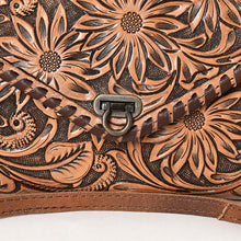 Load image into Gallery viewer, Eden Bloom Hand Tooled Leather Crossbody Purse