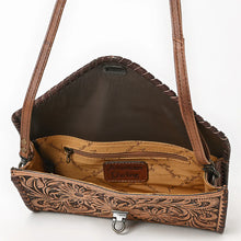 Load image into Gallery viewer, Eden Bloom Hand Tooled Leather Crossbody Purse