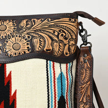 Load image into Gallery viewer, Azula Fire Western Leather Crossbody Purse