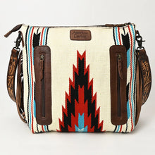 Load image into Gallery viewer, Azula Fire Western Leather Crossbody Purse