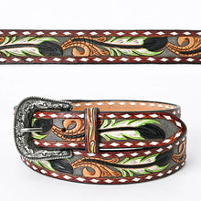 Load image into Gallery viewer, Sawatch Range Hand Tooled Leather Belt
