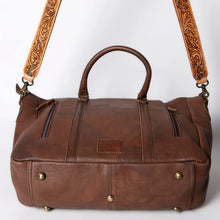 Load image into Gallery viewer, Rosey Creek Western Leather Tote Bag
