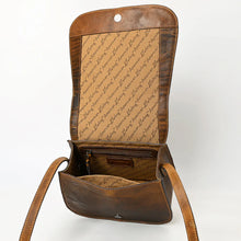 Load image into Gallery viewer, Barren River Hand Tooled Leather Crossbody Purse