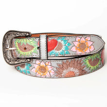 Load image into Gallery viewer, You Have My Heart Hand Tooled Leather Belt