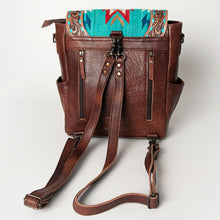 Load image into Gallery viewer, Sand Harbor Western Leather Backpack
