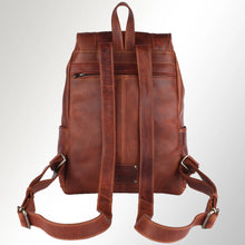 Load image into Gallery viewer, Brown Hill Italian Leather Backpack