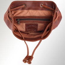 Load image into Gallery viewer, Brown Hill Italian Leather Backpack