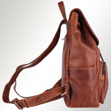 Load image into Gallery viewer, Brown Hill Italian Leather Backpack