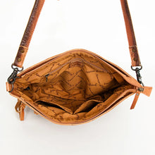 Load image into Gallery viewer, Breckenridge Western Leather Crossbody Purse