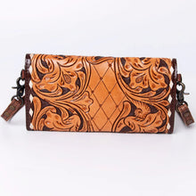 Load image into Gallery viewer, Forest Hills Western Leather Crossbody Wallet