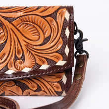Load image into Gallery viewer, Forest Hills Western Leather Crossbody Wallet