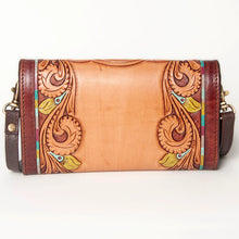 Load image into Gallery viewer, Morongo Valley Western Leather Crossbody Wallet