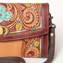 Load image into Gallery viewer, Morongo Valley Western Leather Crossbody Wallet