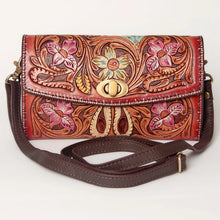 Load image into Gallery viewer, Arrowhead Springs Western Leather Crossbody Wallet