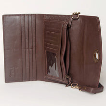 Load image into Gallery viewer, Arrowhead Springs Western Leather Crossbody Wallet