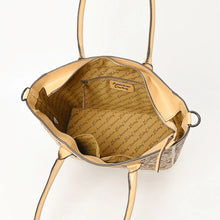 Load image into Gallery viewer, Calf Creek Hand Tooled Leather Shoulder Tote Bag