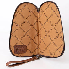 Load image into Gallery viewer, Gunlock Brown Western Leather Gun Case