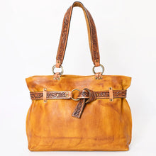 Load image into Gallery viewer, Tan Rock Leather Shoulder Bag