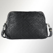 Load image into Gallery viewer, Old Grace Black Vintage Leather Crossbody Purse