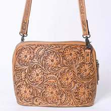 Load image into Gallery viewer, Peak Park Hand Tooled Leather Crossbody Purse