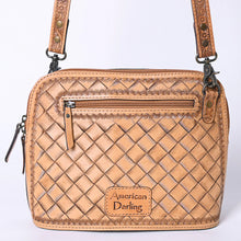 Load image into Gallery viewer, Peak Park Hand Tooled Leather Crossbody Purse