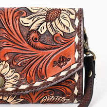 Load image into Gallery viewer, Indio Hills Hand Tooled Leather Crossbody Wallet