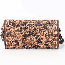 Load image into Gallery viewer, Sugarloaf Western Leather Crossbody Wallet