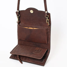 Load image into Gallery viewer, Sugarloaf Western Leather Crossbody Wallet