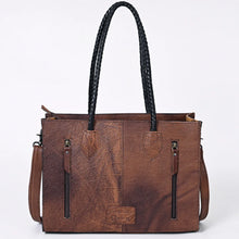 Load image into Gallery viewer, Country Meadows Hand Tooled Leather Shoulder Bag