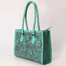 Load image into Gallery viewer, Turquoise Hills Hand Tooled Leather Shoulder Bag