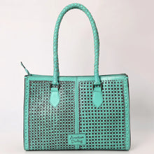 Load image into Gallery viewer, Turquoise Hills Hand Tooled Leather Shoulder Bag