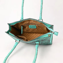 Load image into Gallery viewer, Turquoise Hills Hand Tooled Leather Shoulder Bag