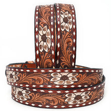 Load image into Gallery viewer, Caprock Canyon Hand Tooled Leather Belt