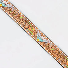 Load image into Gallery viewer, Garden Grove Hand Tooled Leather Belt