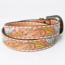 Load image into Gallery viewer, Garden Grove Hand Tooled Leather Belt