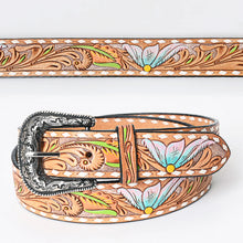 Load image into Gallery viewer, Garden Grove Hand Tooled Leather Belt