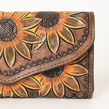 Load image into Gallery viewer, Providence Sunflower Hand Tooled Leather Wallet