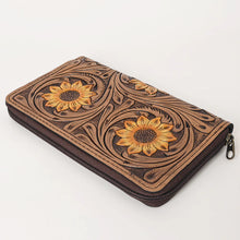 Load image into Gallery viewer, Sunflower Springs Hand Tooled Leather Wallet